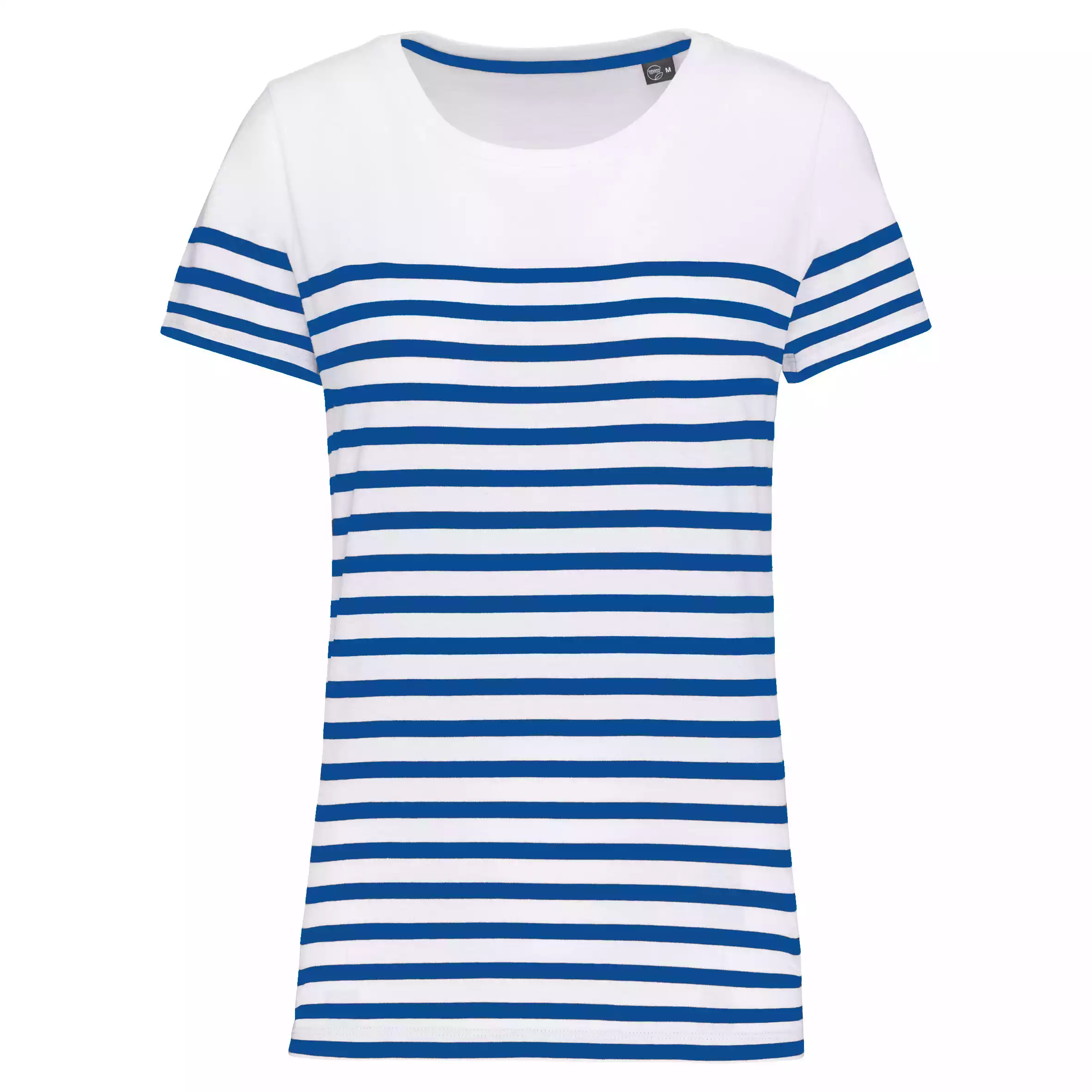 Kariban K3034 - white-royal-blue-stripe