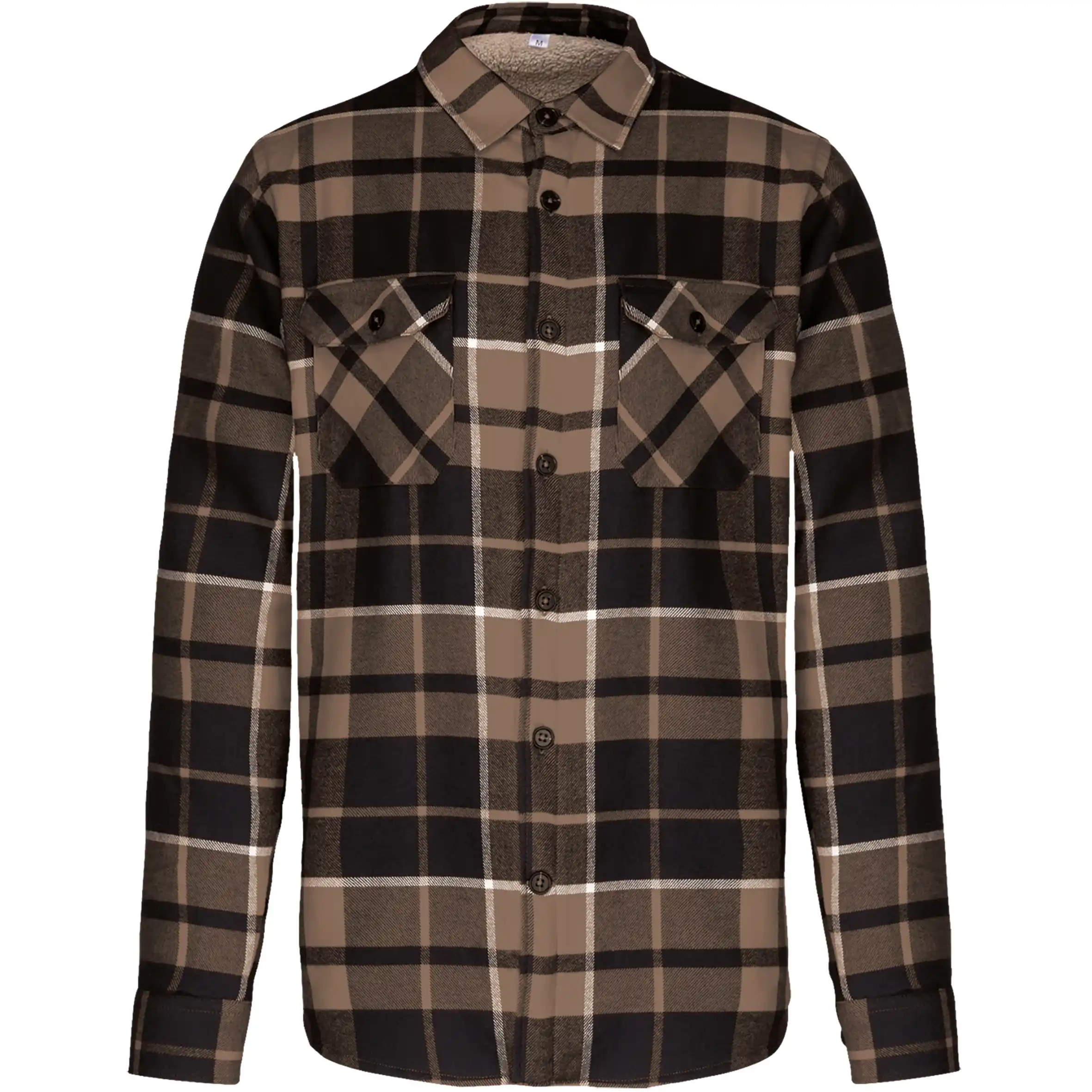 Camel / Black Checked