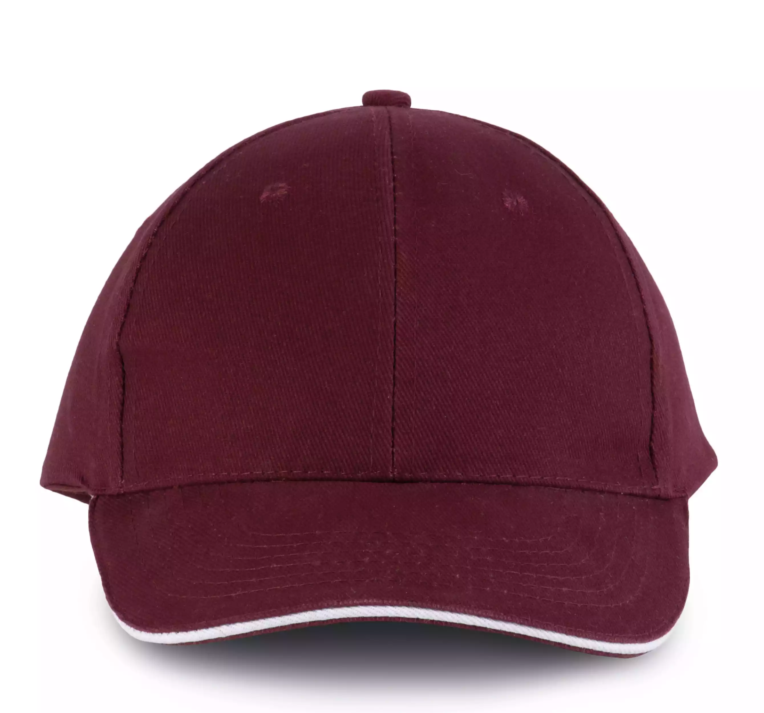 Burgundy / White