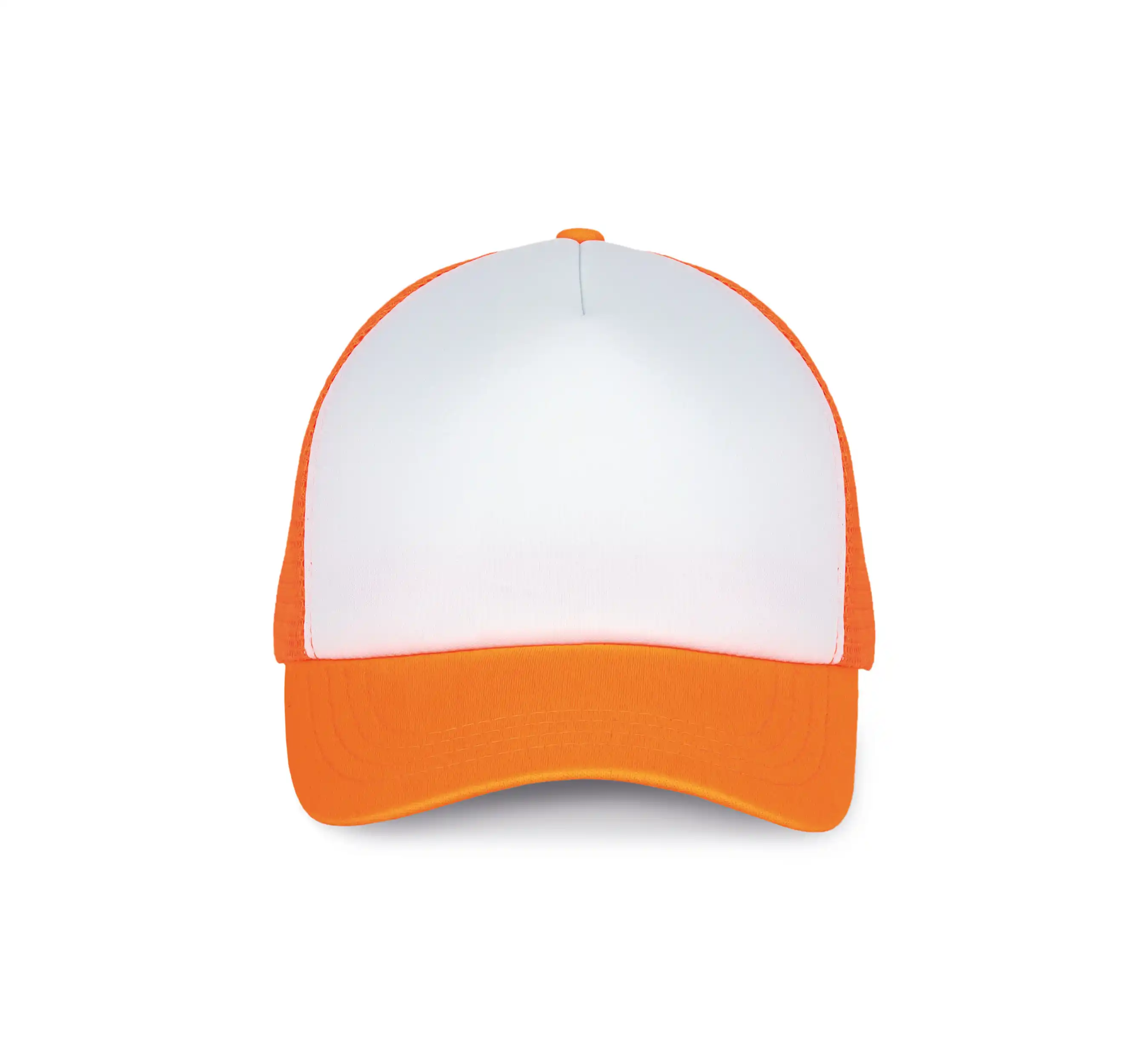 White / Fluorescent Orange