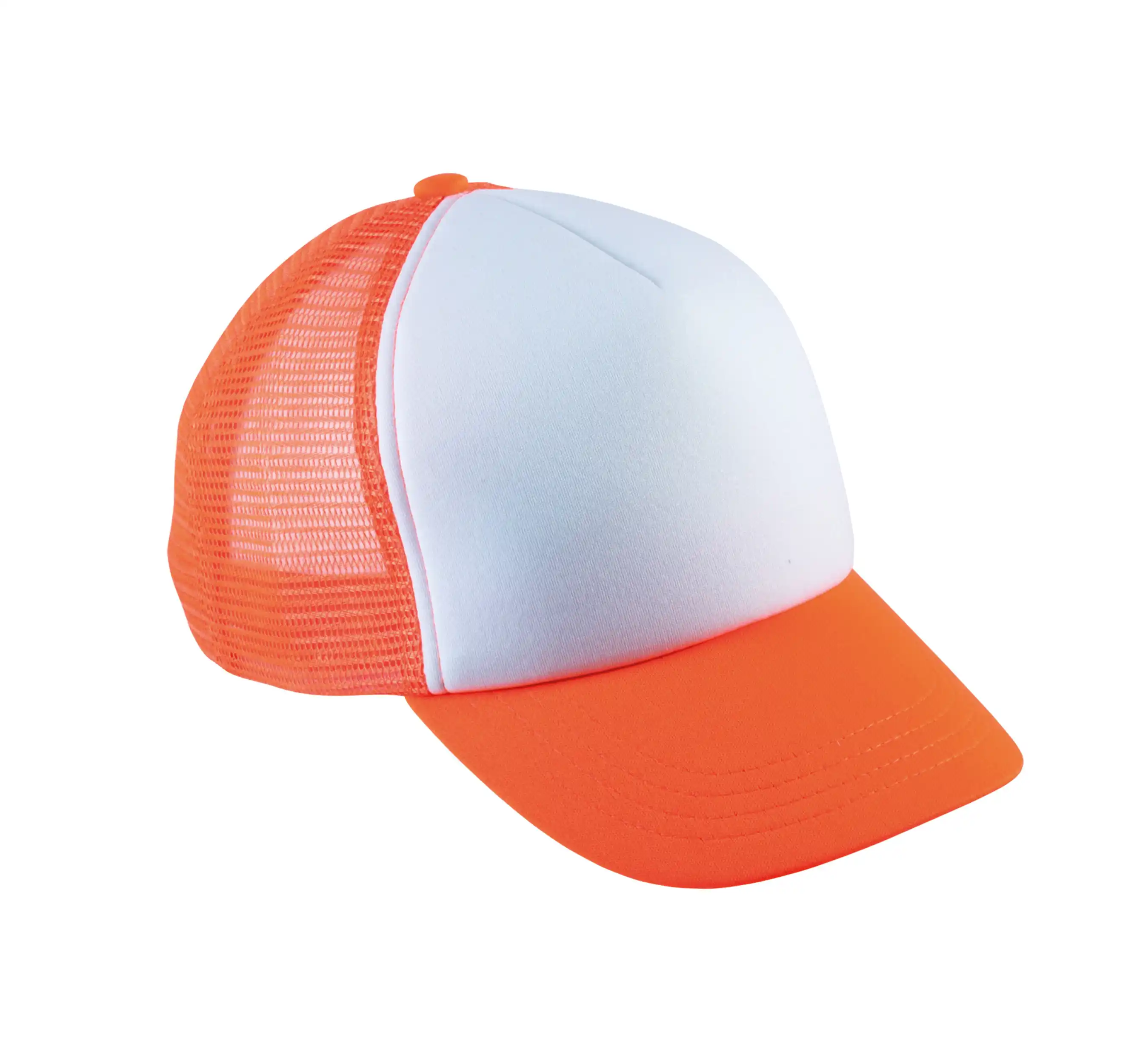 White / Fluorescent Orange