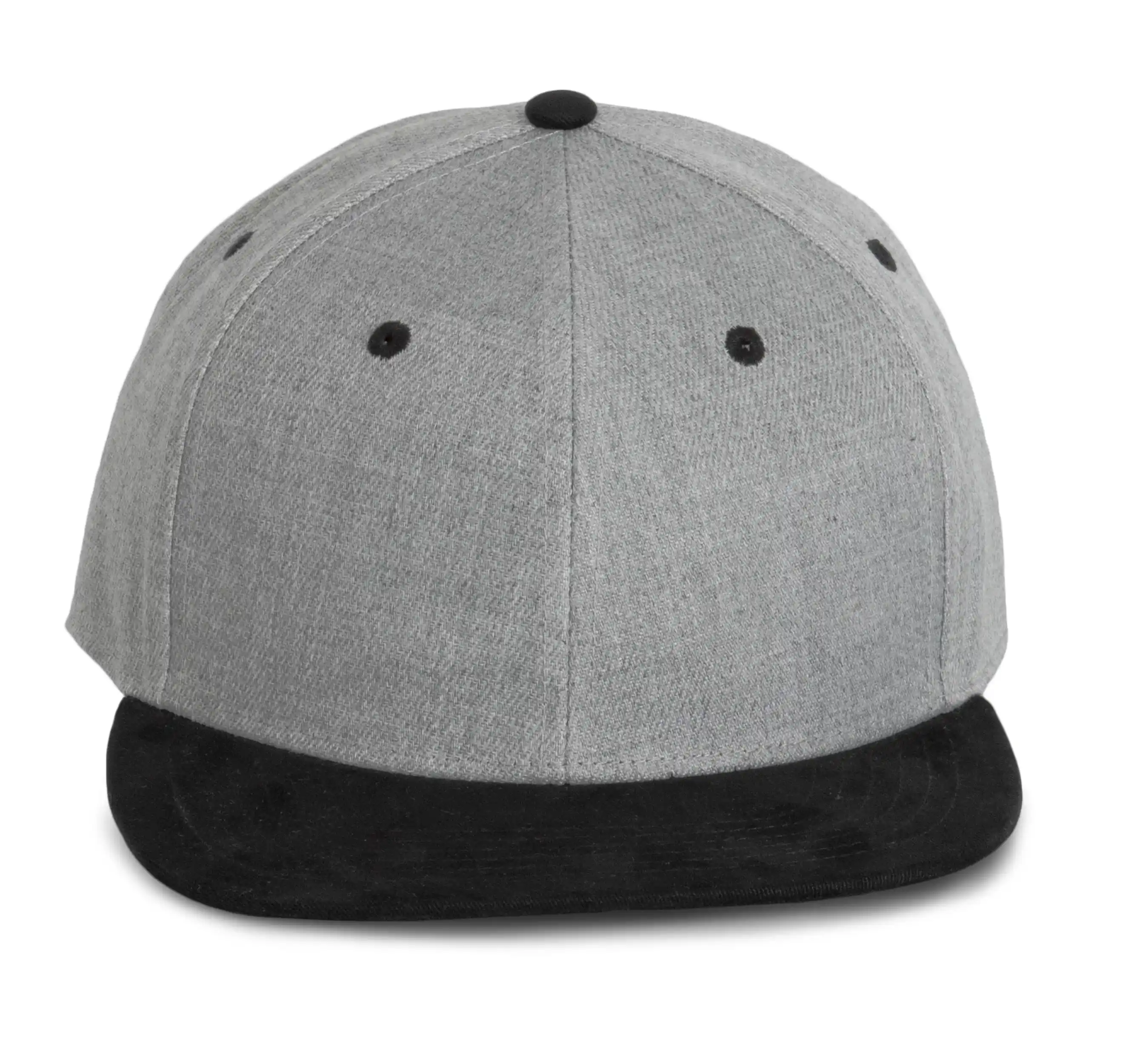 Light Grey Heather / Black