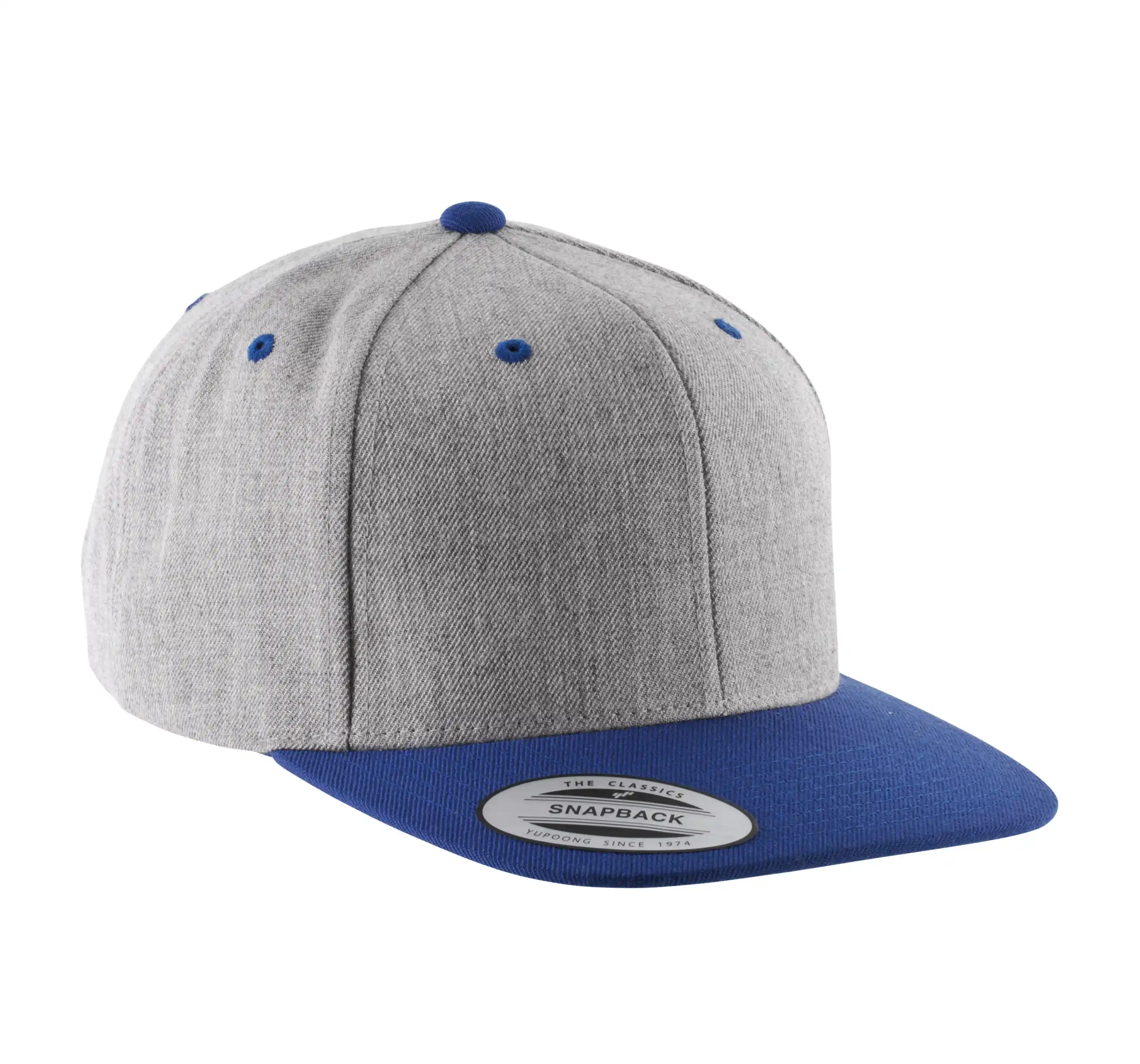 Heather Grey / Royal Blue