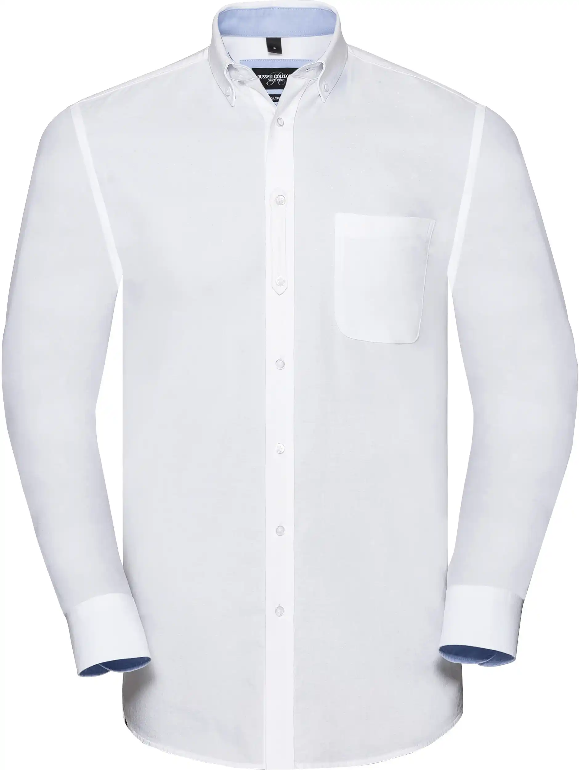 White / Oxford Blue