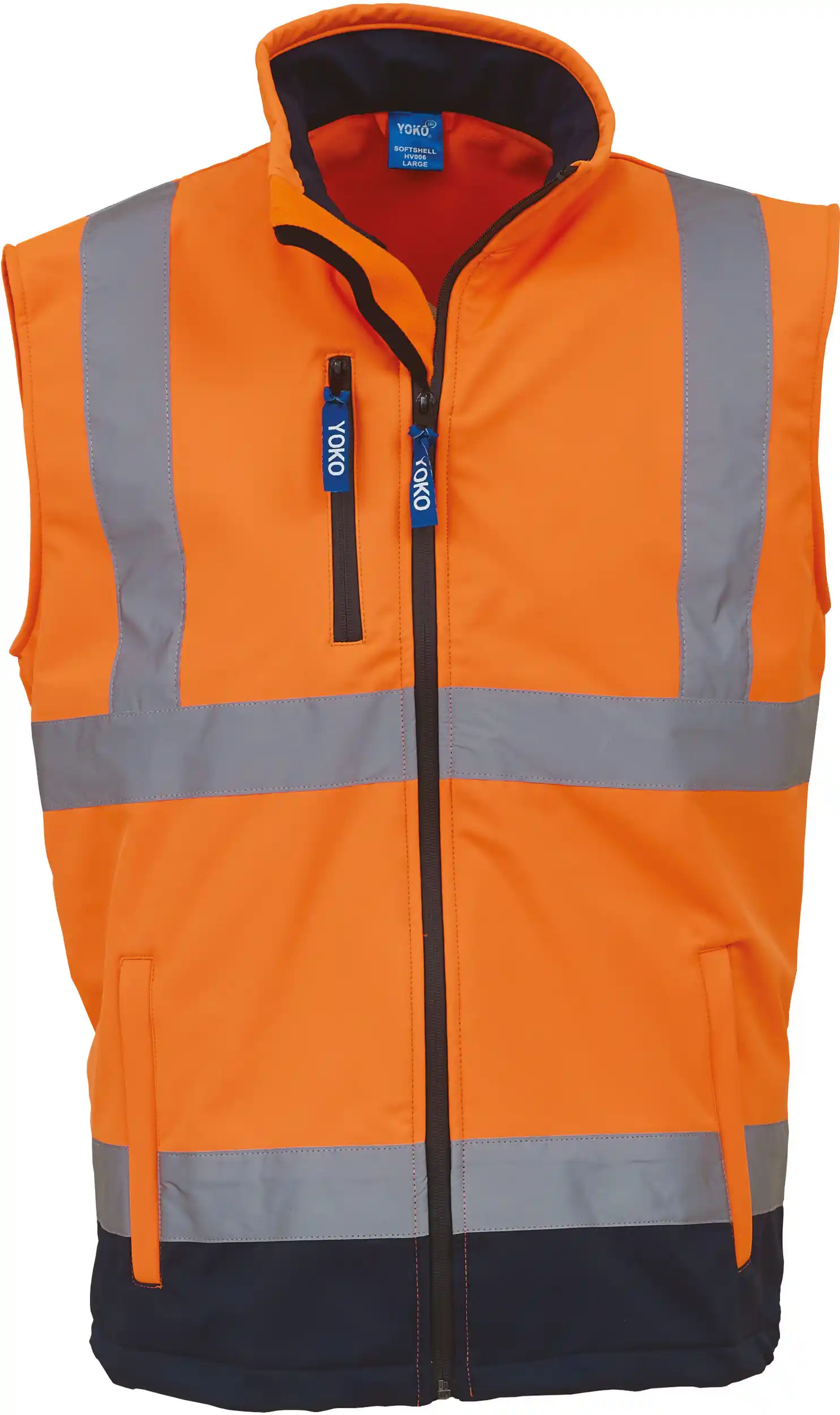 Yoko YHV006 - hi-vis-orange-navy