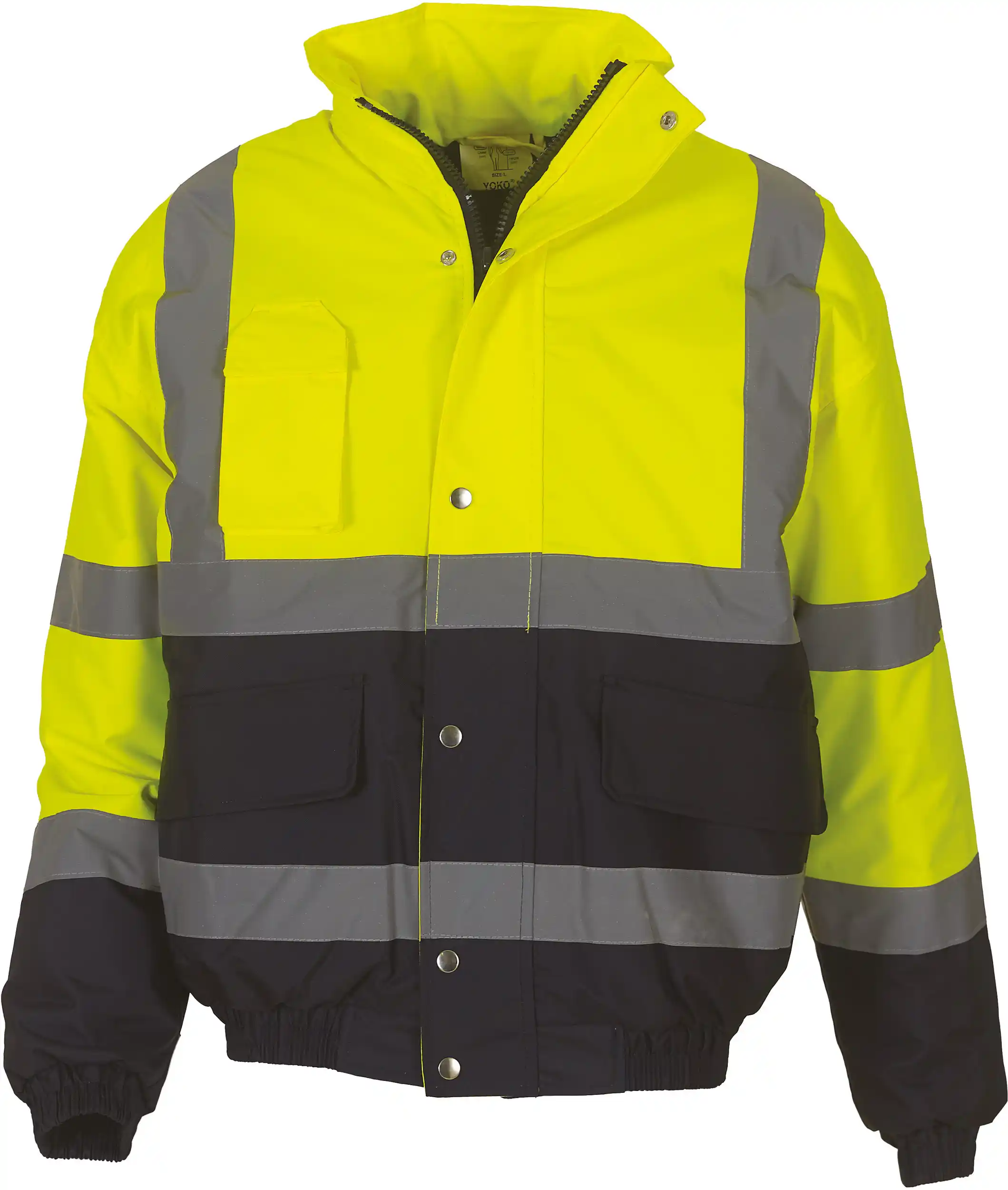 Yoko YHVP218 - hi-vis-yellow-navy