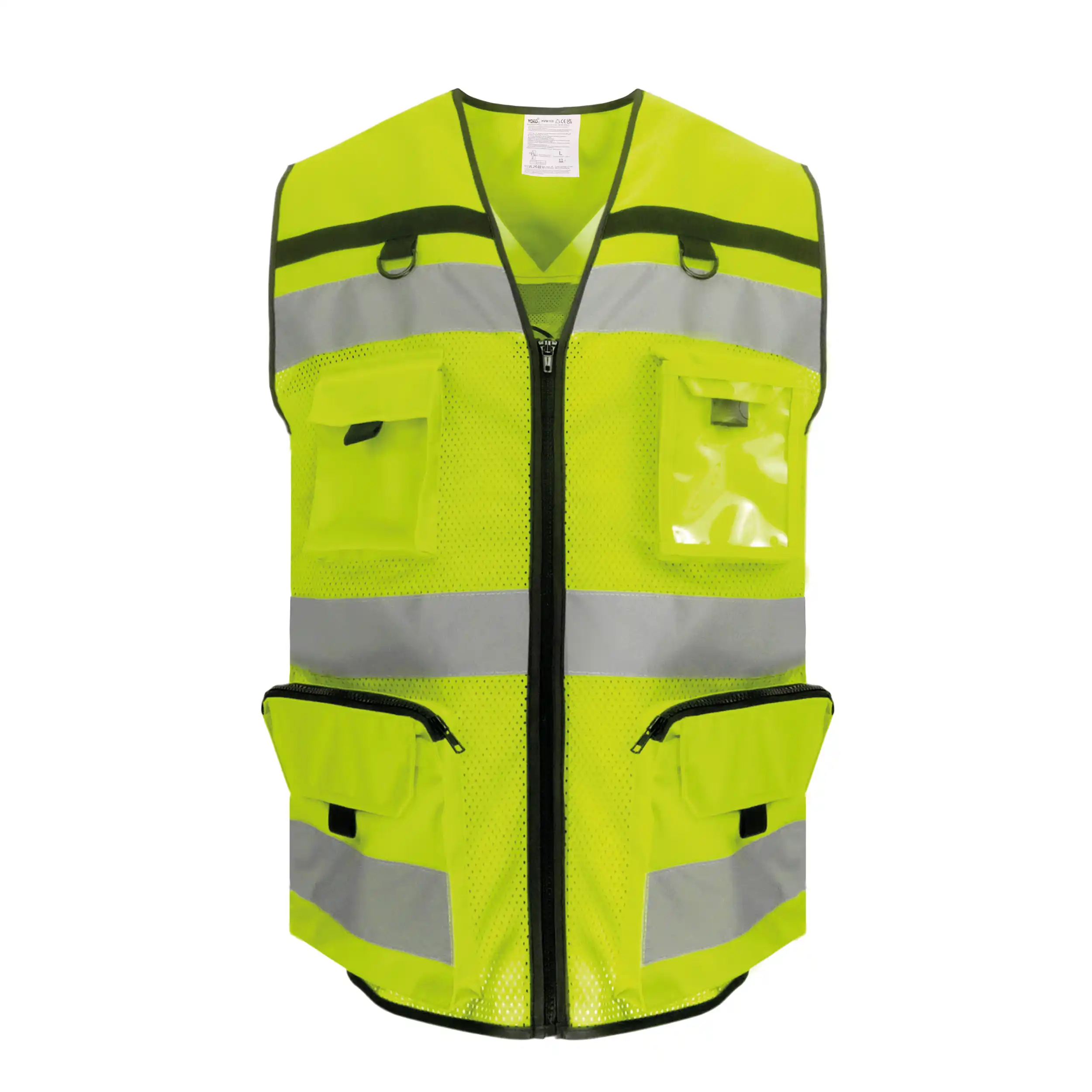 Yoko YHVW108 - hi-vis-yellow-mesh